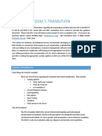 DSM - Icd Transition Guidance