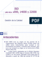 Normas ISO Series 9000,14000 y 22000