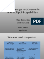 Improvements and multipoint capabilities for 60 GHz wireless range