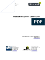 Nicelabel Express User Guide: English Edition Rev-0910