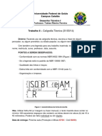 Trabalho II - Caligrafia Tecnica