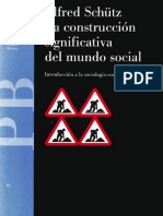 La Construcción Significativa Del Mundo Social