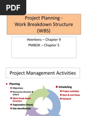 Project Planning WBS