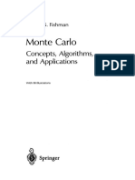 Fishman - Monte Carlo Concepts and Algorithms PDF