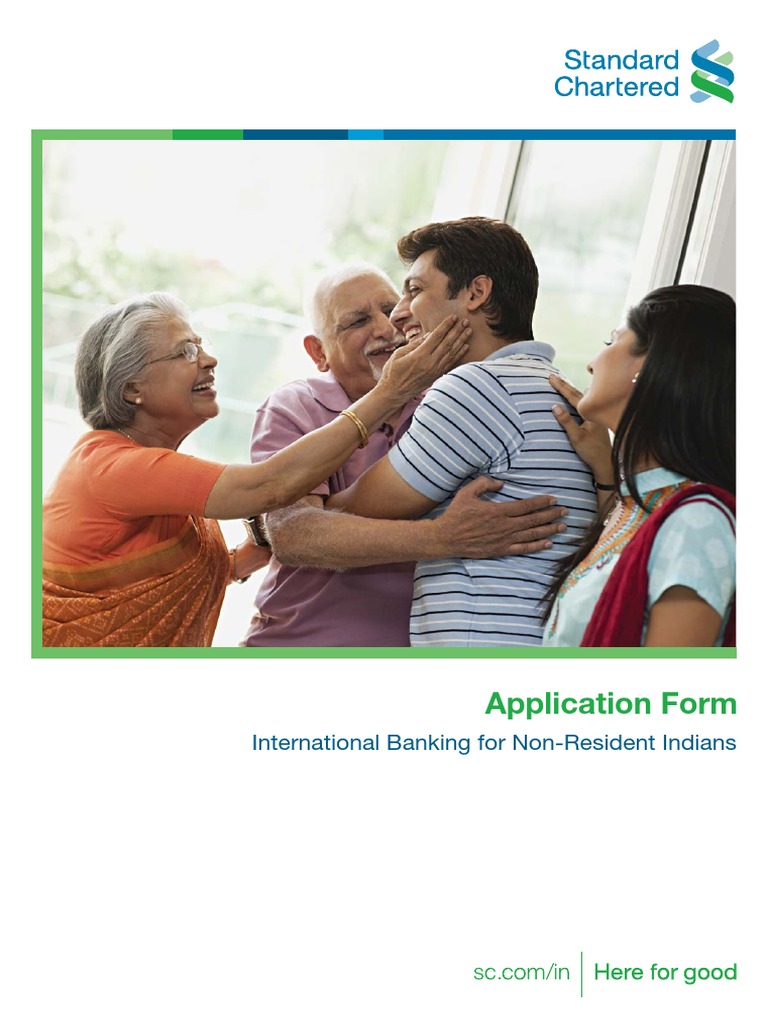 Application Form: International Banking For Non-Resident Indians | PDF ...