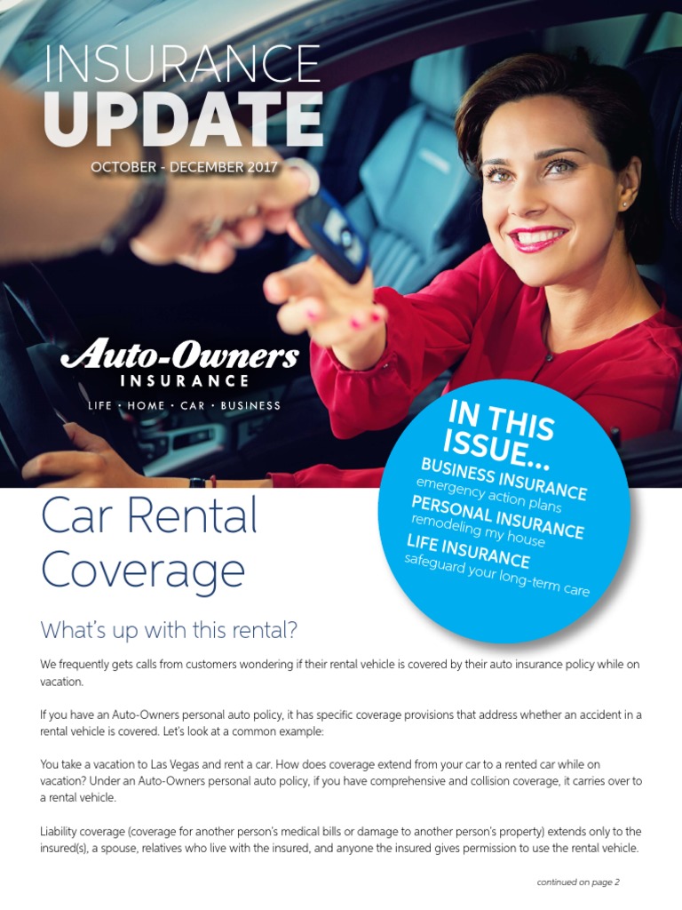Rental Car Insurance Coverage Explained | PDF | Long Term Care | Home ...