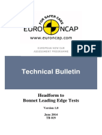 Technical Bulletin: Headform To Bonnet Leading Edge Tests
