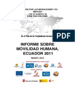 Informe Movilidad Humana Ecuador 2011