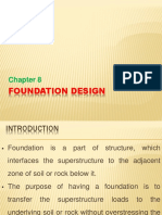 Chapter 8 Foundation Design