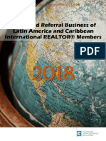 2018 Outbound Referral Business of Latin America and Caribbean International Realtor Members 06-22-2018
