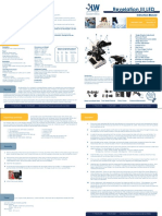 Maintain microscope lenses, objectives and nosepiece