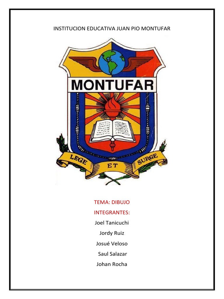 Institucion Educativa Juan Pio Montufar | Dibujo | Medios de arte