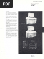 Westinghouse Lighting MU-250 Series Mercury Underpass Spec Sheet 3-72