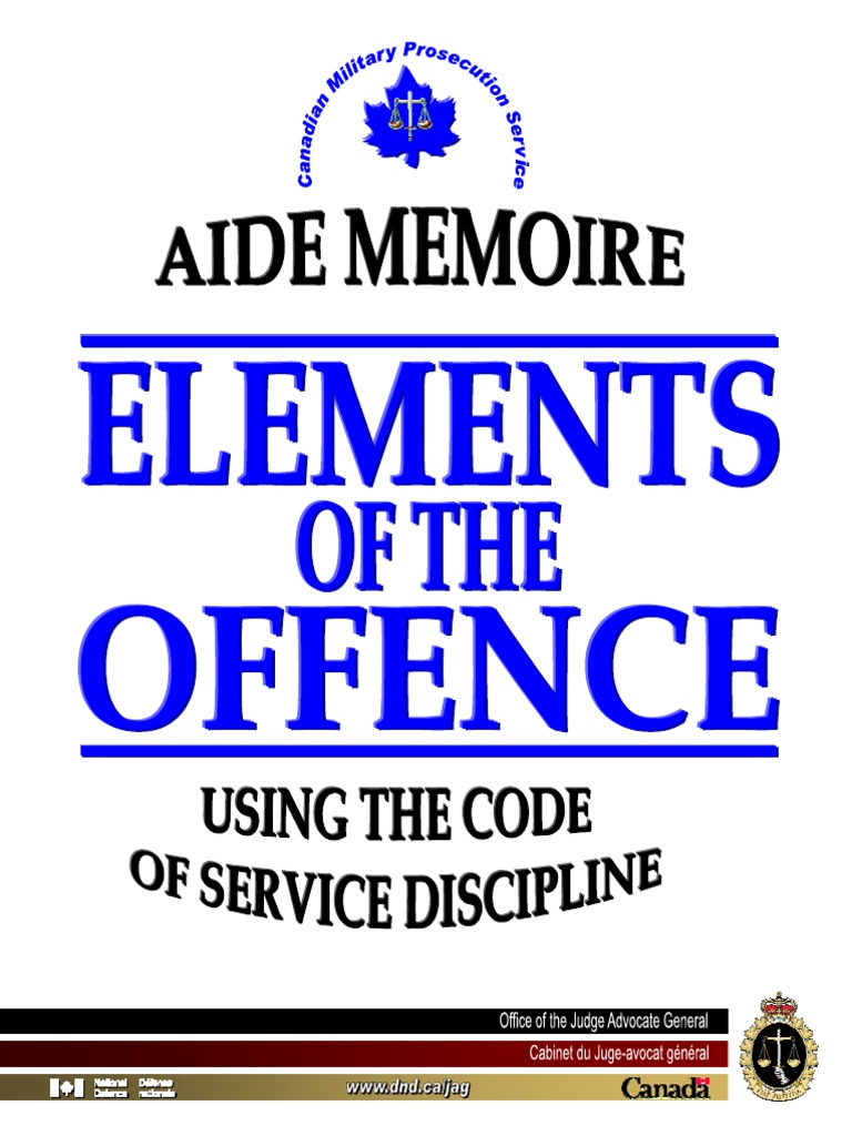 elements-of-the-offence-pdf-court-martial-crime-violence