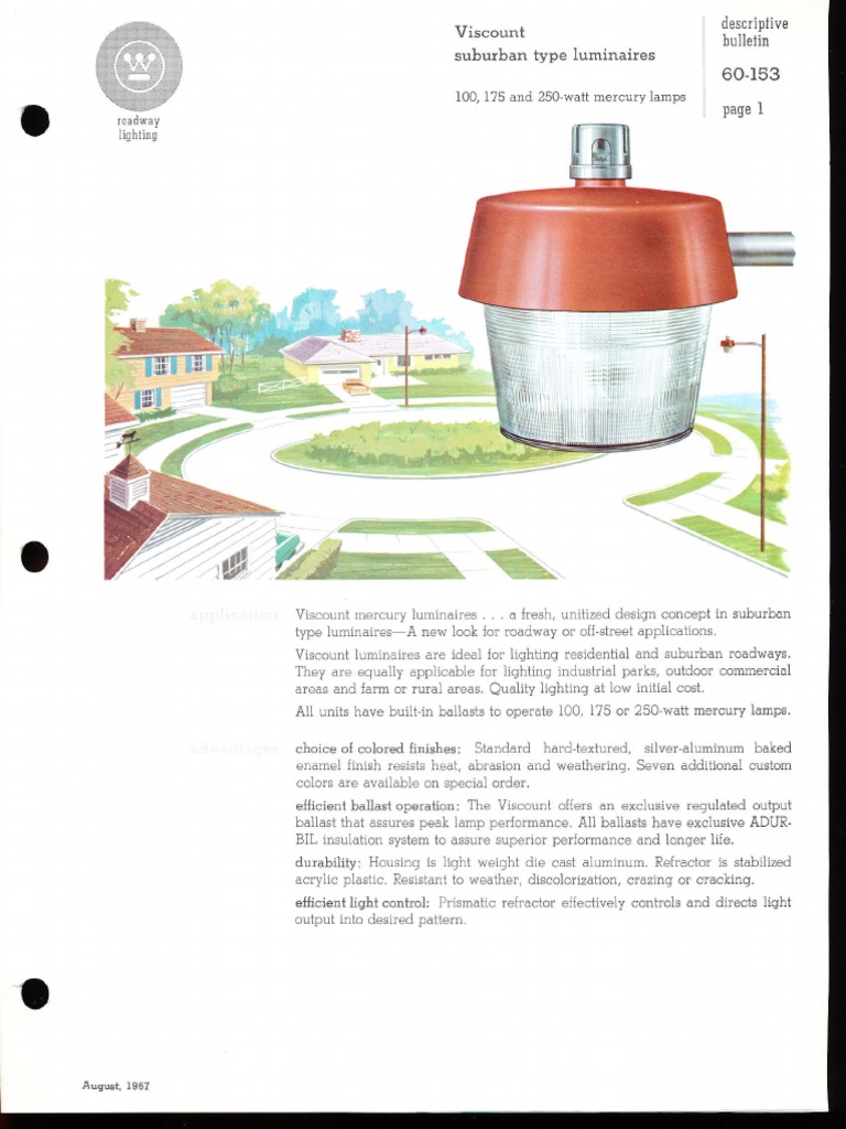 Viscount Suburban Luminaires Overview | PDF | Lighting | Equipment