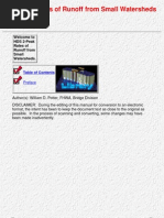Peak Rates of Runoff From Small Watersheds