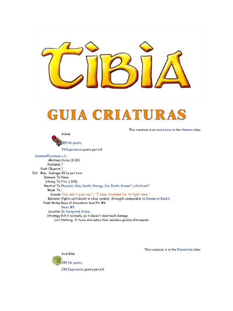 TIBIA] - QUAL CLUB USAR DO LEVEL 8 AO 400+ (ATUALIZADO