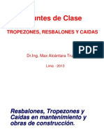 Tropezones, Resbalones y Caidas