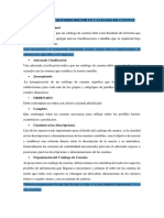 Características Que Debe Reunir Un Catálogo de Cuentas