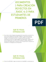 VB6 introducción proyectos estudiantes primeros