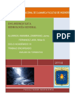 Universidad Nacional de Cajamarca Facultad de Ingeniería: Ing - Hidráulica Hidrología General