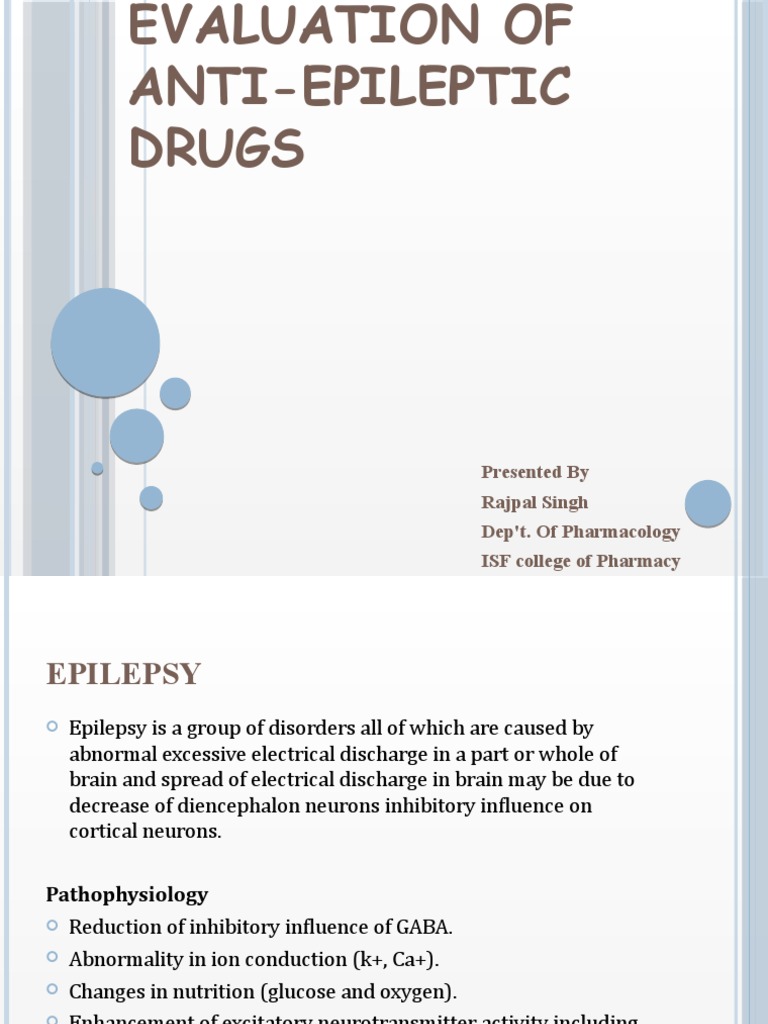 Evaluation of Antiepileptic Drugs | PDF | Epilepsy | Hippocampus
