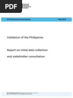 Philippines Eiti 2017 Validation Initial Assessment on Data Collection and Stakeholder Consultation