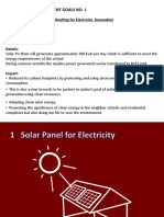 Sustainable Development Goals No. 1: Installation of Solar Panel On Rooftop For Electricity Generation Resouces Required