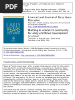 International Journal of Early Years Education Volume 4 Issue 3 1996 [Doi 10.1080%2F0966976960040305] Rudolph, Norma -- Building an Educative Community for Early Childhood Development