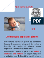 Deficientele Capului Si Gatului