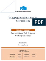 Business Research Methods: Research-Based Web Design & Usability Guidelines