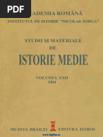 Studii Si Materiale de Istorie Medie 22 (2004)