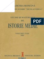 Studii Si Materiale de Istorie Medie 22 (2004)