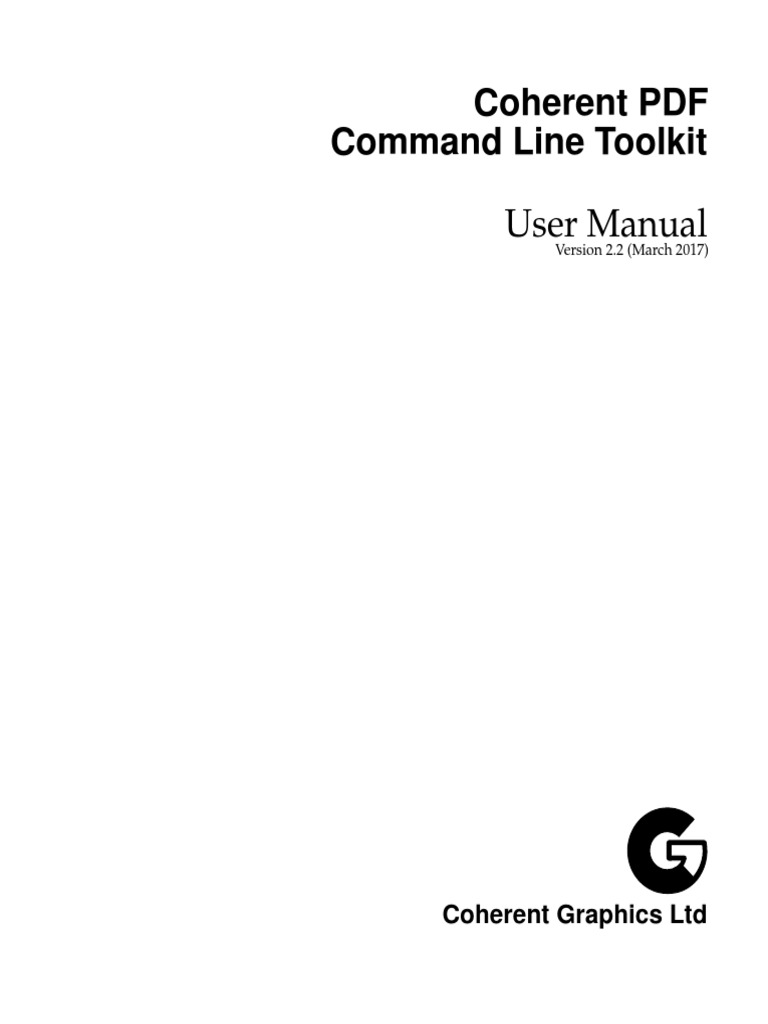 CPDF Manual | PDF | Command Line Interface | Data Compression