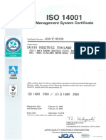 ISO14001 Certificate JKJKKJ