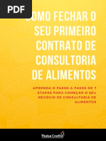 NEW eBook Como Fchar o Seu Primeiro Contrato de Consultoria de Alimentos 2 0