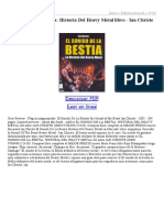 El Sonido de La Bestia Historia Del Heavy Metal PDF