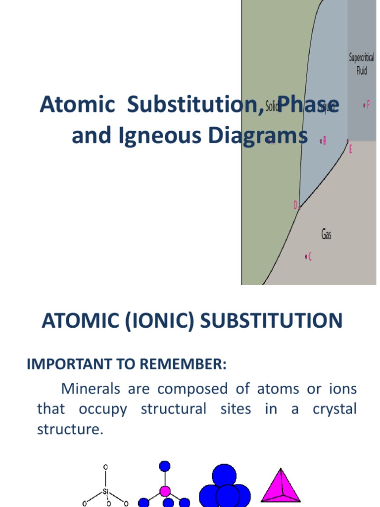 6 Petrology - Atomic Substitution, Phase and Igneous Diagrams | PDF ...