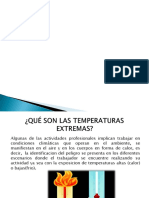 Exposición al calor y frio en el trabajo