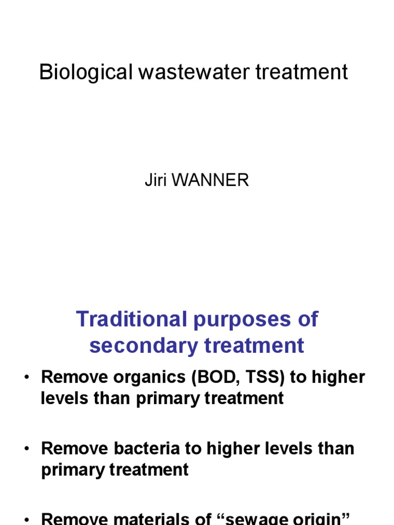 Biological Wastewater Treatment Overview | PDF | Biofilm | Sewage Treatment
