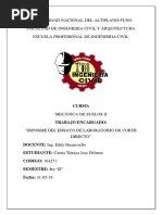 Ensayo Corte Directo