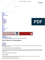 Top 10 Tips For C# Programmers - Developer