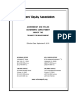 Transition Rulebook 2010 From Actors' Equity