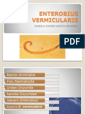 enterobius vermicularis genero y especie porumb helminthosporium turcicum