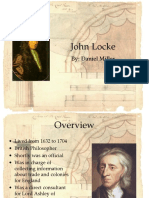 John Locke: By: Daniel Miller