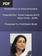 Naina Lal Presentation