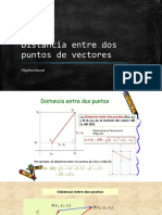 Distancia Entre Dos Puntos de Vectores