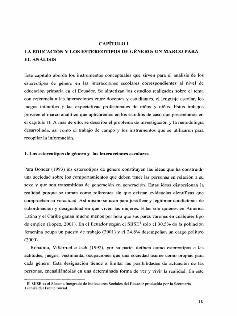 Estereotipos de género en la educación | PDF | Estereotipos | Maestros