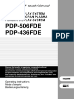 Pioneer PDP 506fde