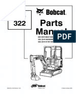 Bobcat 320 Excavator Parts Catalogue Manual SN 562313001 and Above PDF